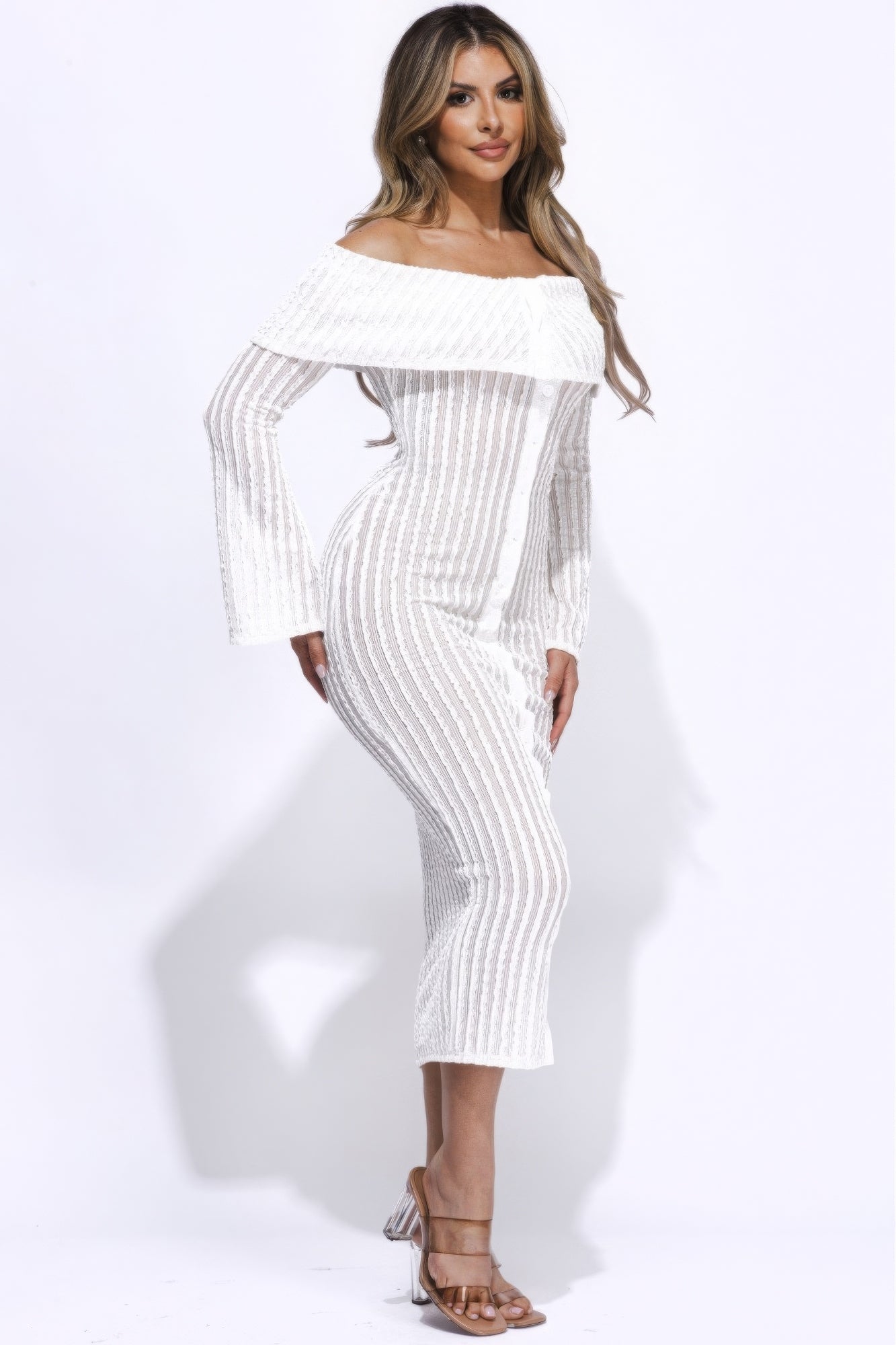 Flounce & Flair Midi Dress