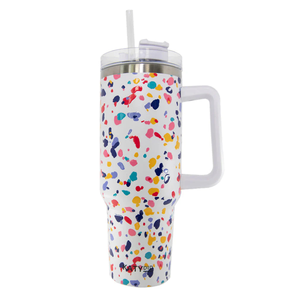 Confetti Print 40 oz Tumbler