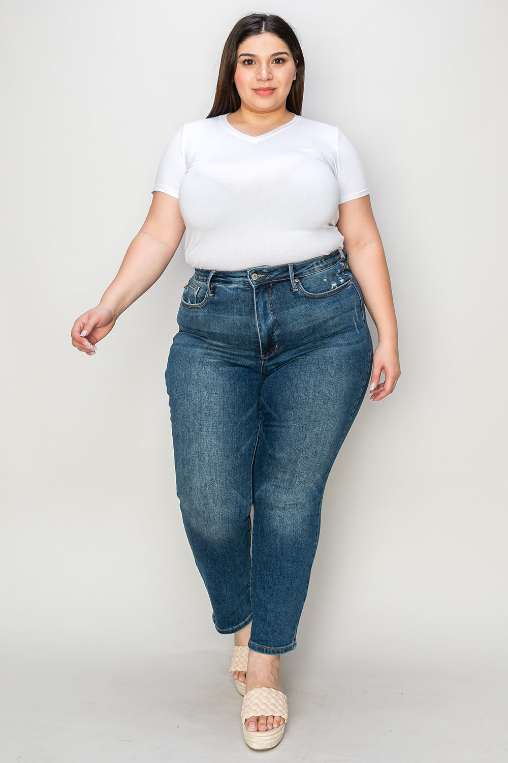 Judy Blue Tummy Control High Waist Slim Jeans